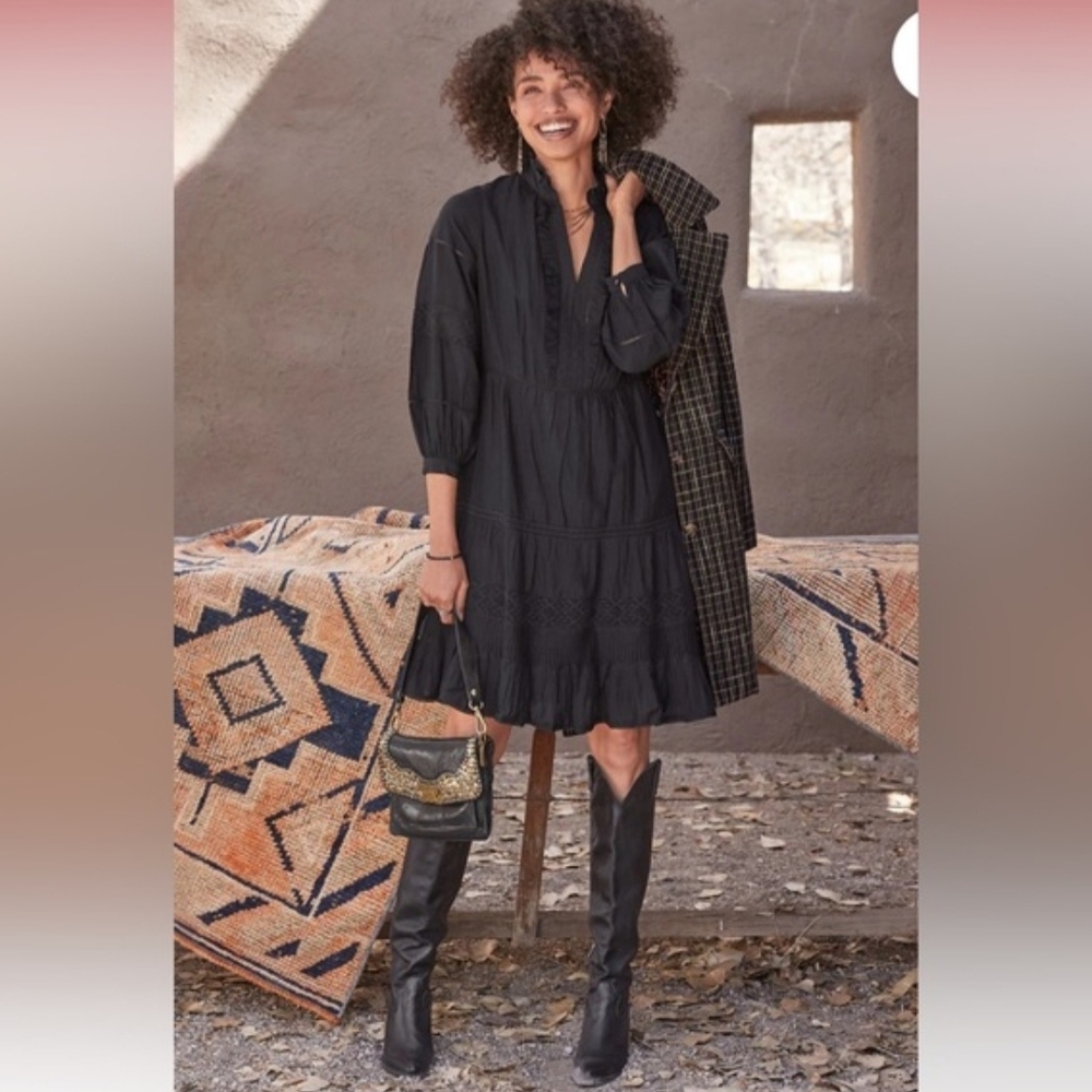 Sundance Bromlee Dress Black NWT Women's Size XS